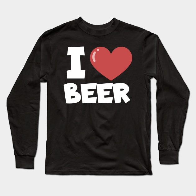 I love beer Long Sleeve T-Shirt by maxcode